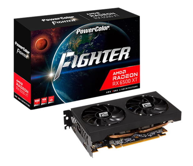 PowerColor Radeon RX 6500 XT Fighter Gaming 4GB GDDR6 - 1047955 - zdjęcie